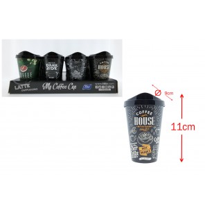 GOBELET A CAFE 40CL 4 ASSORTIS