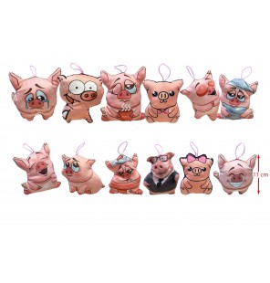 PELUCHE COCHON IMPRIME 11...