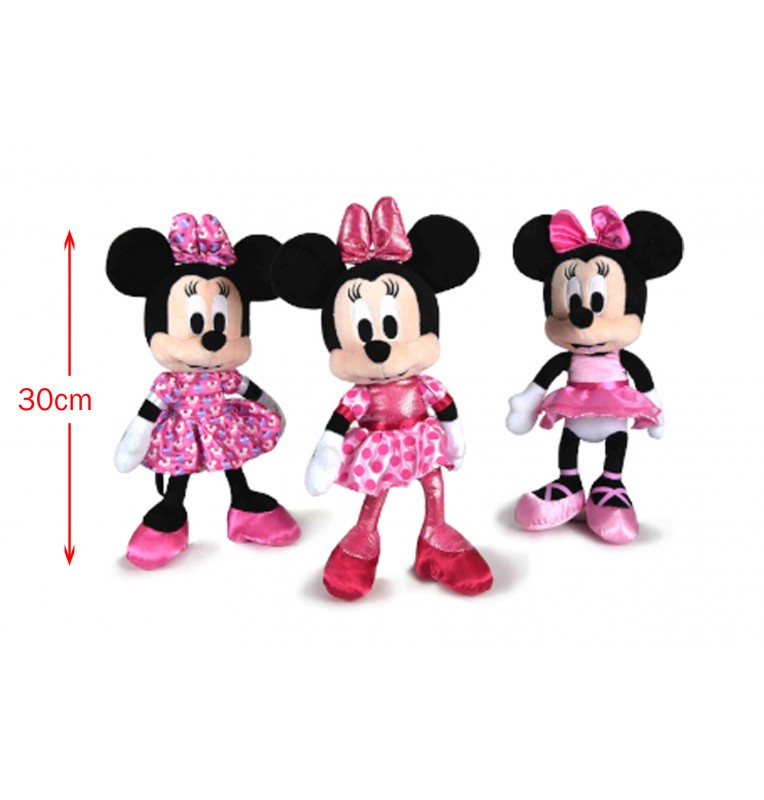 PELUCHE MINNIE 3 ASSORTIES, Grossiste