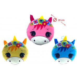 PELUCHE TETE LICORNE 3...