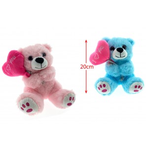 PELUCHE OURS COEUR ASSIS 2...