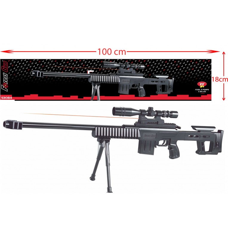 FUSIL A BILLES AVEC LASER LO 100CM, Grossiste