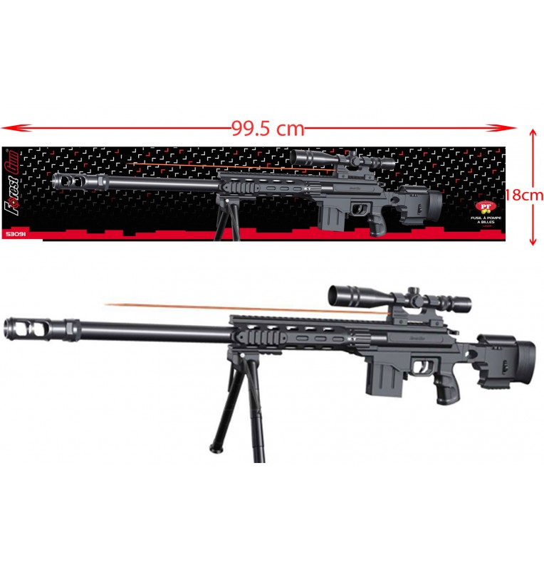 FUSIL A BILLES AVEC LASER LO 99.5CM, Grossiste