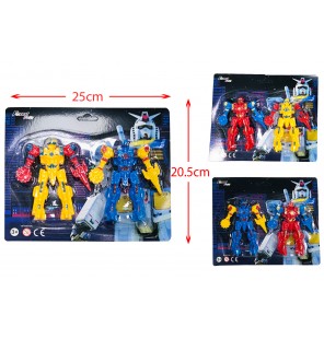 BLISTER 2 ROBOTS 3 COLORIS