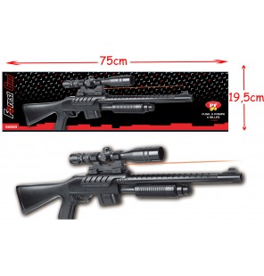 FUSIL POMPE A BILLES LASER
