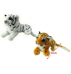 PELUCHE FELIN 2 COLORIS 30CM