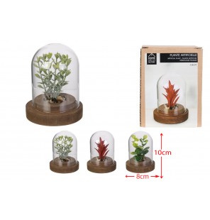 CLOCHE DECORATIVE PLANTE...