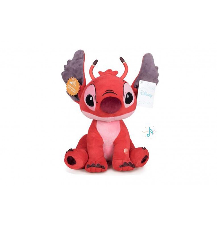 PELUCHE STITCH SONIC H 60CM ROUGEGrossiste Forest Distribution