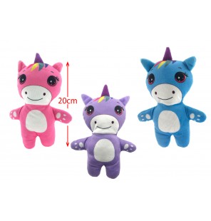 PELUCHE LICORNE 3 COLORIS...