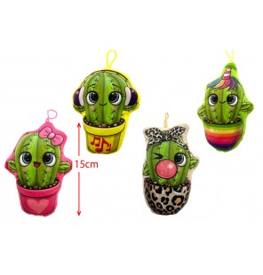 PELUCHE CACTUS FUN 4 ASSORTIS