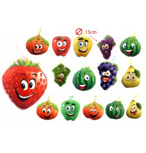 PELUCHE FRUIT FUN 36 ASSORTIS