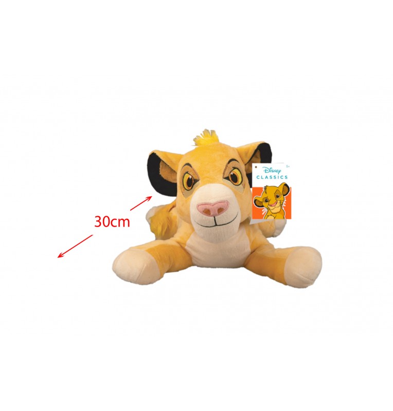 PELUCHE SIMBA COUCHE L 30CM, Grossiste