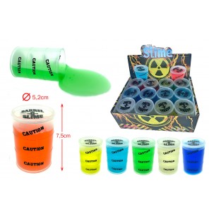 SLIME BARIL 125G 6 COLORIS