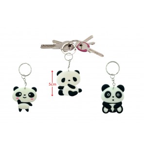 PORTE CLE PANDA 3 ASSORTIS