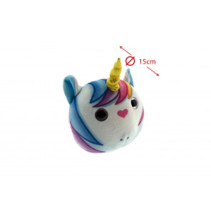 PELUCHE TETE DE LICORNE 2...