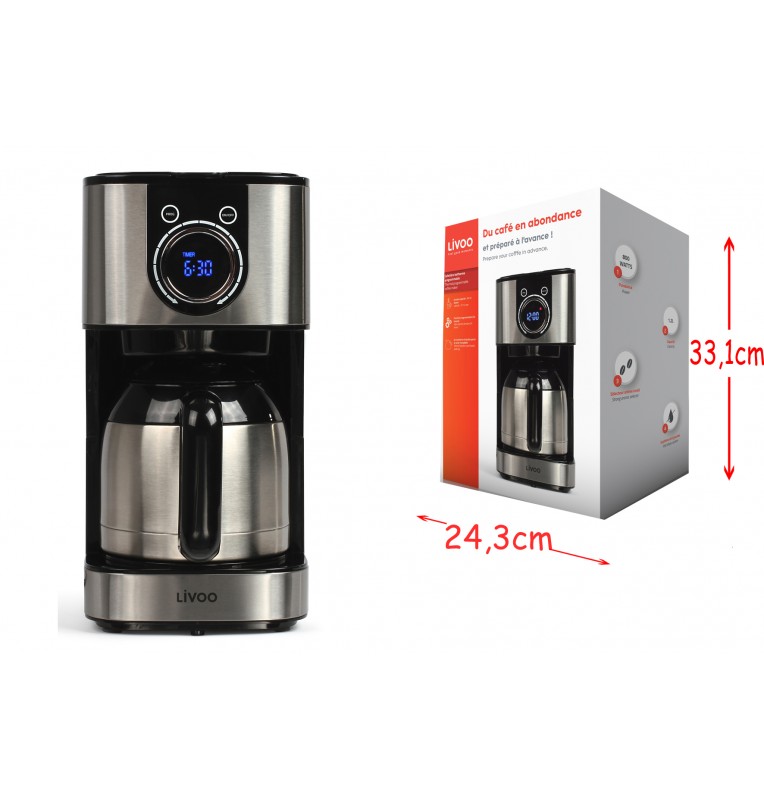 CAFETIERE ISOTHERME PROGRAMMABLE, Grossiste