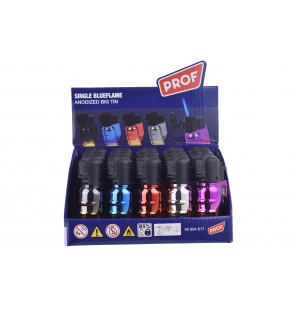 BRIQUET FLAMME BLEUE ANODISEE