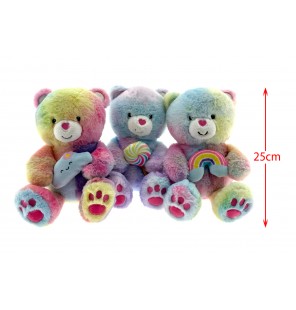 PELUCHE OURS ARC EN CIEL...