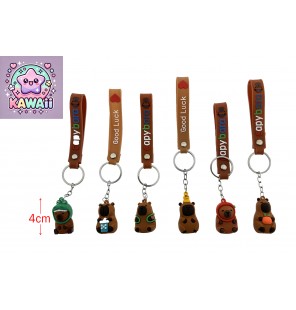 PORTE CLE CAPYBARA KAWAII 6...