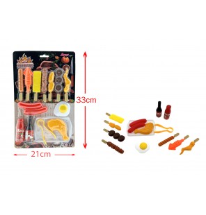 SET BARBECUE FOREST TOYS