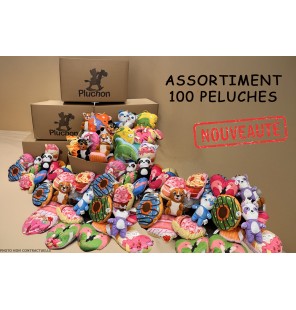 MIX 100 PELUCHES PLUCHON...
