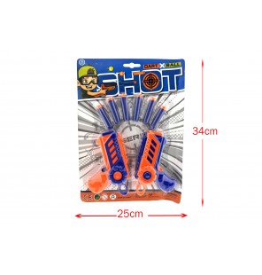 SET 2 PISTOLETS AVEC 6...