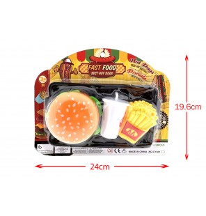 SET FAST FOOD HAMBURGER 3...