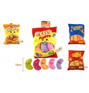 PELUCHE SNACK 5 ASSORTIS...