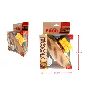 SET FAST FOOD SANDWICH...