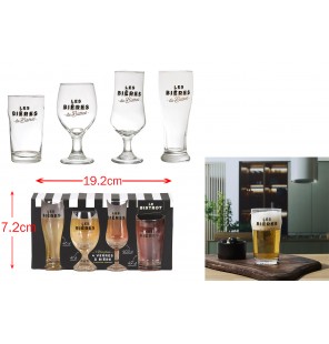 COFFRET 4 VERRES A BIERE...