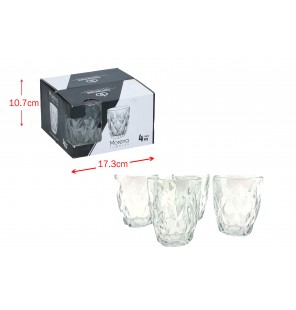 4 VERRES A EAU MORENA 280ML