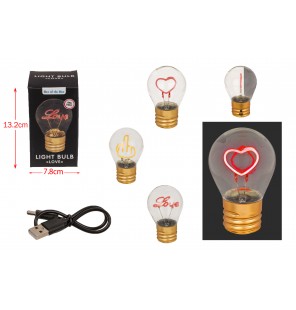 LAMPE LED INCANDESCENTE USB...