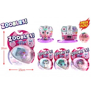 ZOOBLES ANIMAUX ASSORTIS...