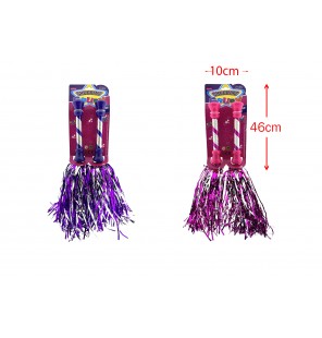 SET POMPOM 2 COLORIS FOREST...