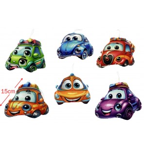 PELUCHE VOITURE 6 ASSORTIS...
