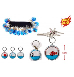 PORTE CLE EAU POISSON