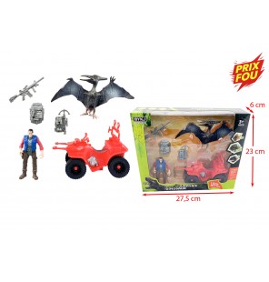 SET DINOSAURE QUAD ET...