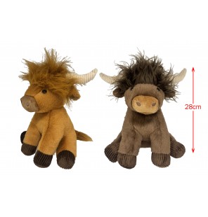 PELUCHE VACHE HIGHLAND 3...