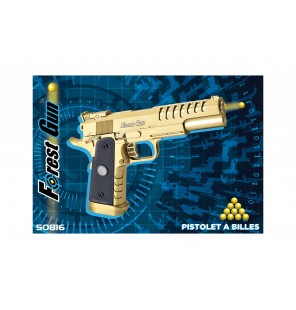 PISTOLET A BILLES DORE...