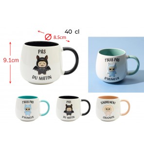 MUG RELIEF GROMIMIS 40CL 3...