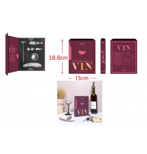 COFFRET LIVRE ACCESSOIRES VIN