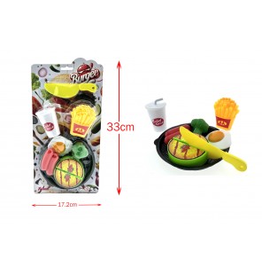 SET FAST FOOD FOREST TOYS