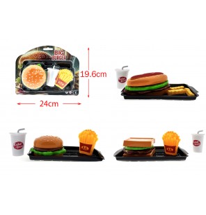 SET FAST FOOD HAMBURGER 3...