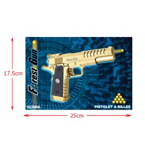PISTOLET A BILLES DORE...