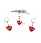 PORTE CLE COEUR LOVE
