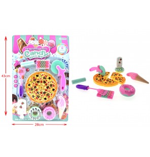 SET PIZZA ET DONUT FOREST TOYS