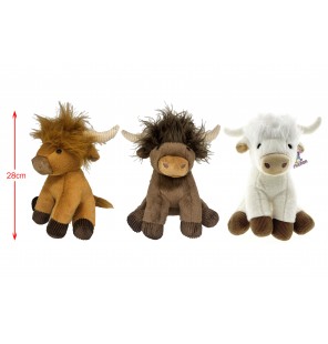 PELUCHE VACHE HIGHLAND 3...