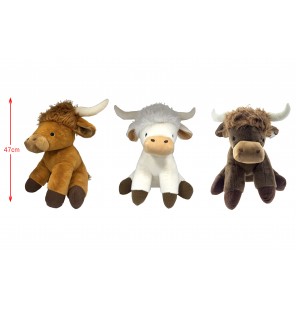 PELUCHE VACHE HIGHLAND 3...