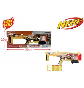 NERF TRANSFORMERS BUZZ JAUNE