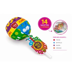 MEGA SUCETTE 14 PIECES 126G